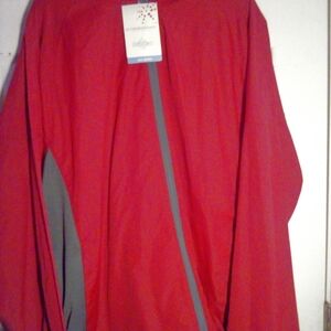 Women's Red and Gray Utility Jacket